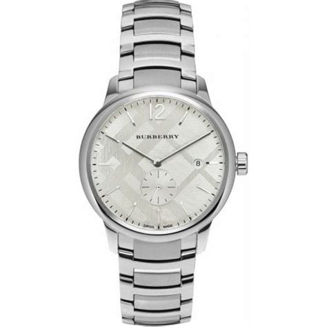 Burberry Mens The Classic Stainless Steel Watch BU10004